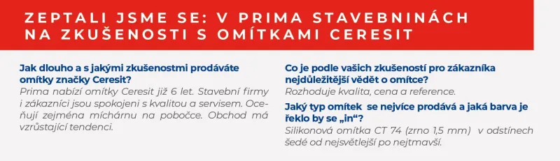 Spárovací hmoty a lepidla Ceresit | bignews.cz