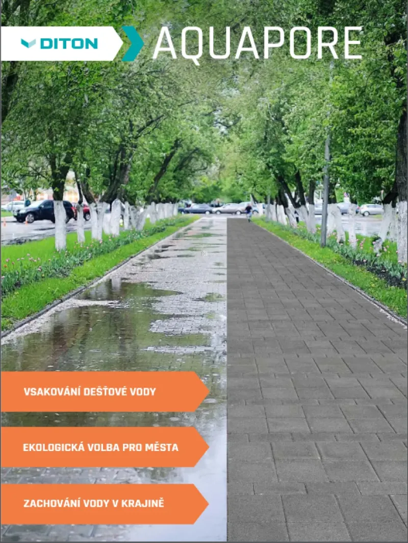 Dlažba AQUAPORE to všechno vsákne! | bignews.cz