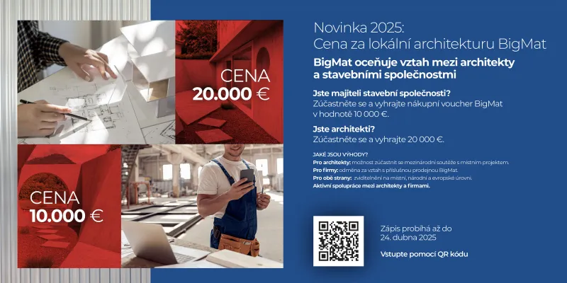 Cena za architekturu BigMat BMIAA’25: Ocenění výjimečné evropské architektury | bignews.cz