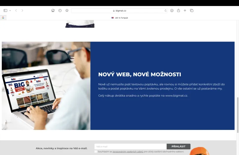 OBJEVTE NOVÉ BIGMAT INTERNETOVÉ STRÁNKY | bignews.cz